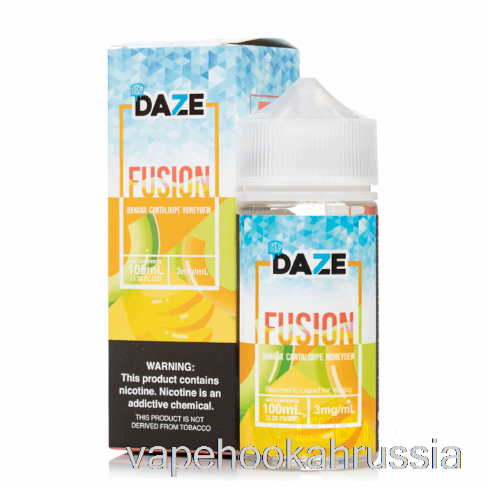 Vape Russia замороженный банан дыня дыня - 7 Daze Fusion - 100мл 3мг